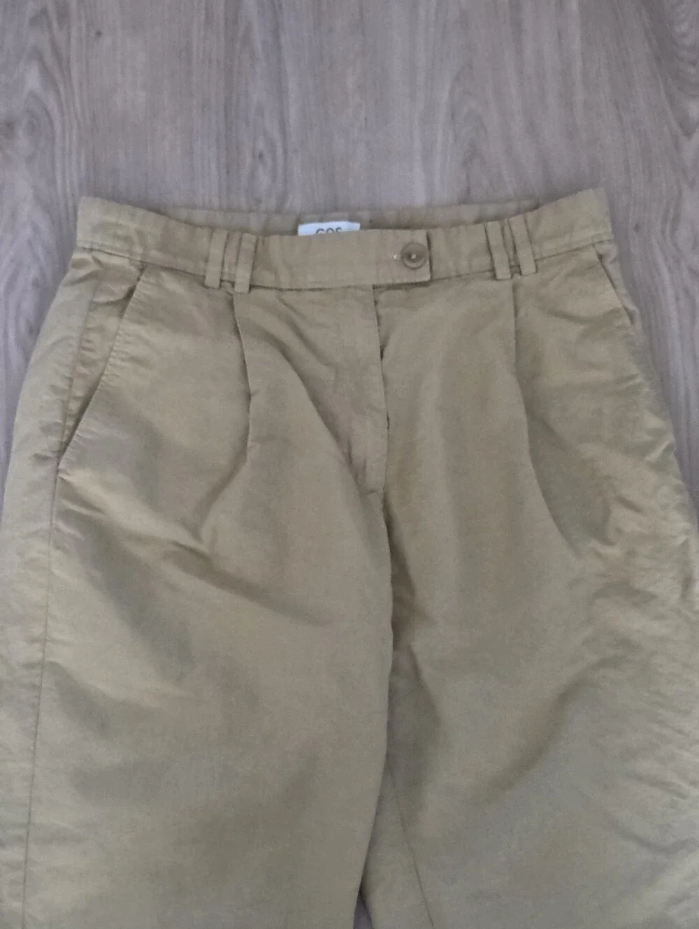 COS Wmns Linen Blend Wide Leg Pleated Pants 12 Quiet Luxiry Minimal Normcore
